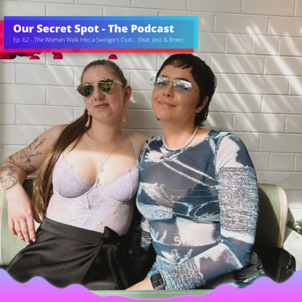 Two Women walk into a swingers club our secret spot