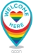 Welcome Here logo HR